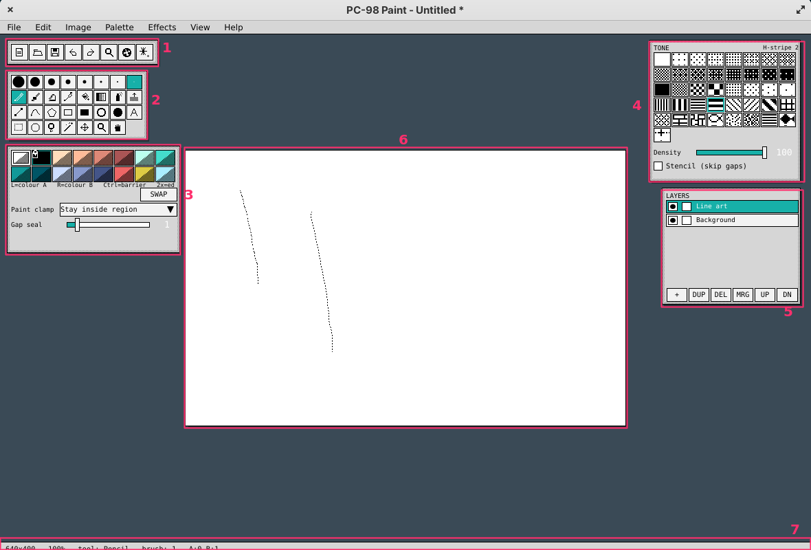 Screen layout