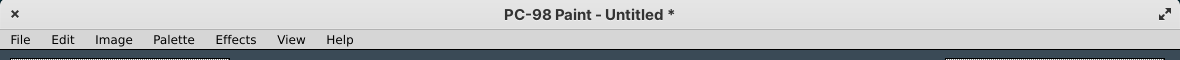 Menu bar