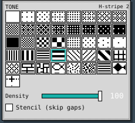 Tone panel